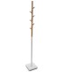 PERCHERO DE PIE MADERA/METAL BLANCO
