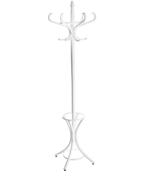 PERCHERO DE PIE THONET BLANCO