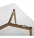 MESA DE COMEDOR ALLEN METAL Y CRISTAL