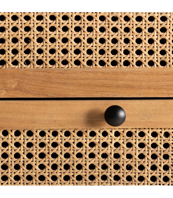 CÓMODA TEZEL MADERA Y METAL 