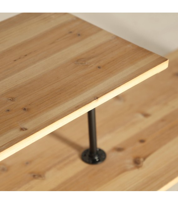 PERCHERO GUILLE MADERA Y METAL