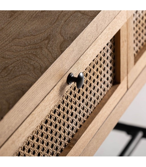 ESCRITORIO TEZEL MADERA Y METAL MDMHOGAR