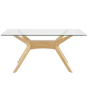 MESA DE COMEDOR ALLEN ROBLE 160 MADERA MDMHOGAR