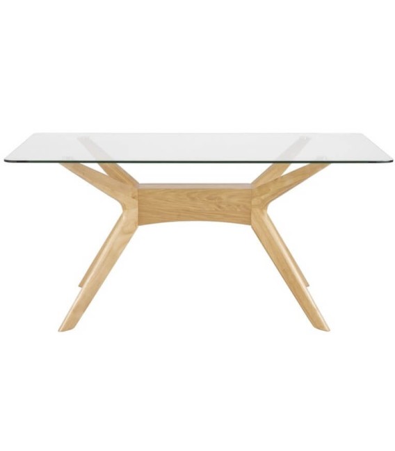 MESA DE COMEDOR ALLEN ROBLE 160 MADERA MDMHOGAR