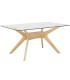 MESA DE COMEDOR ALLEN ROBLE 160 MADERA MDMHOGAR
