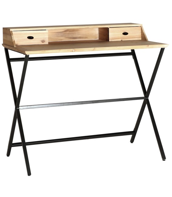 ESCRITORIO GALES MADERA Y METAL 