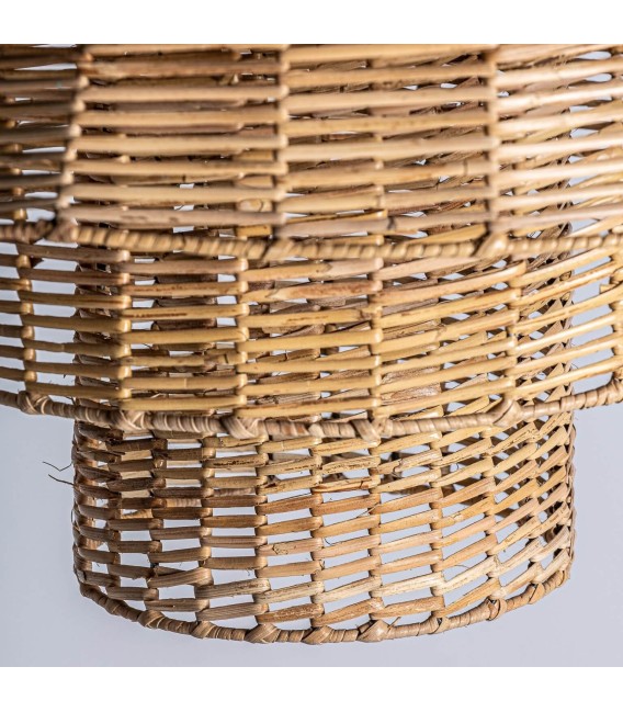 LÁMPARA DE TECHO ULIE 60 Ø Y RATAN MDMHOGAR