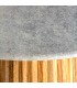 MESA DE COMEDOR ULIE 120 Ø MADERA Y MÁRMOL MDMHOGAR