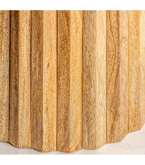 MESA DE COMEDOR ULIE 120 Ø MADERA Y MÁRMOL MDMHOGAR