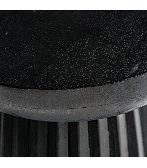 MESITA AUXILIAR ULIE 38 Ø MADERA NEGRA MDMHOGAR