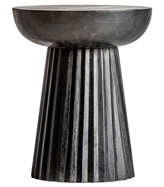 MESITA AUXILIAR ULIE 38 Ø MADERA NEGRA MDMHOGAR