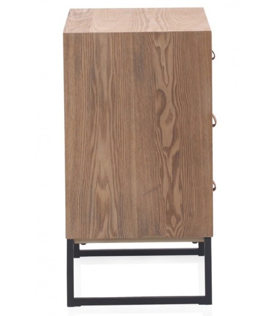 MESITA DE NOCHE PACHE MADERA Y METAL 