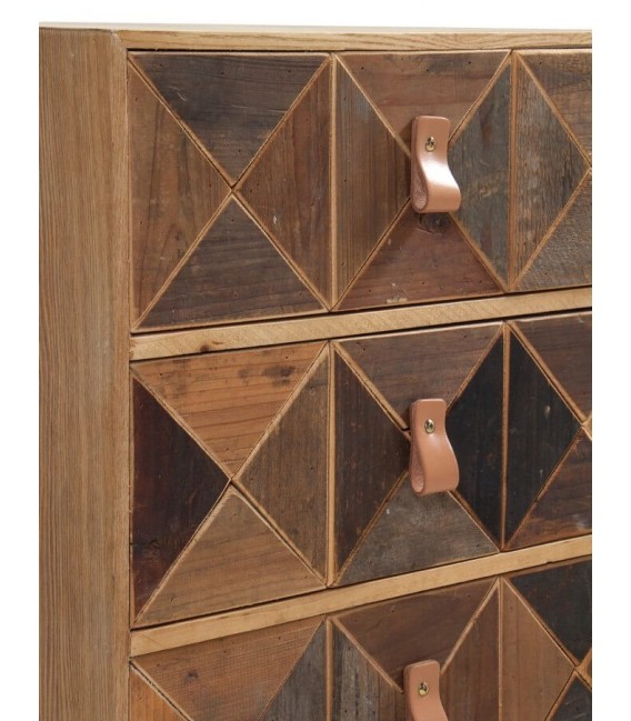 MESITA DE NOCHE PACHE MADERA Y METAL 