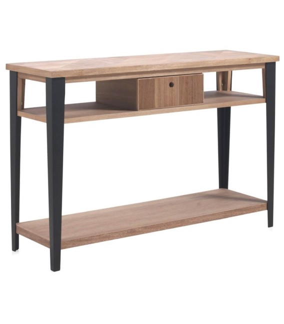 CONSOLA PACIA MADERA Y METAL