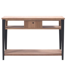 CONSOLA PACIA MADERA Y METAL