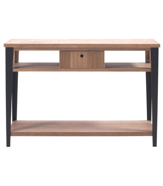 CONSOLA PACIA MADERA Y METAL