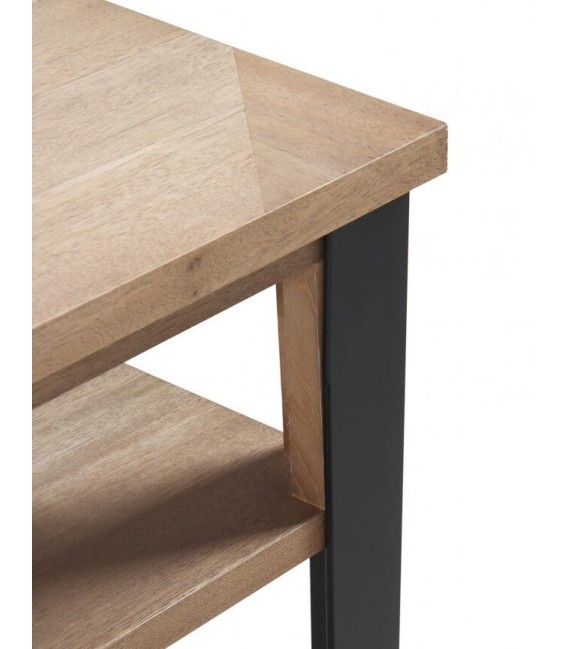 CONSOLA PACIA MADERA Y METAL