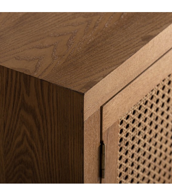 MUEBLE DE TV TEZEL MADERA Y METAL 