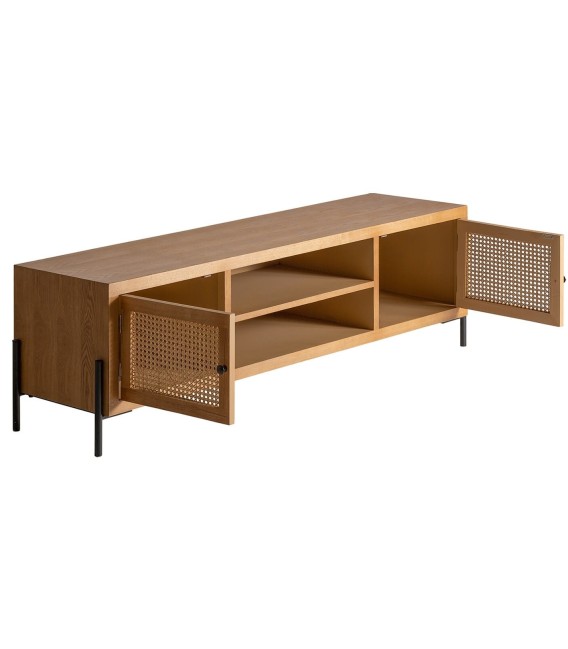 MUEBLE DE TV TEZEL MADERA Y METAL 