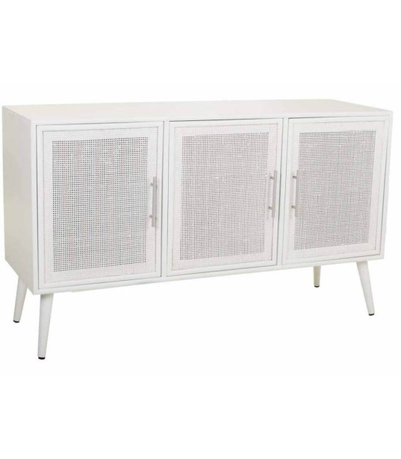 APARADOR KASTI MADERA Y RATÁN BLANCO 