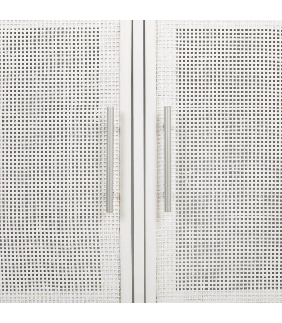 APARADOR KASTI MADERA Y RATÁN BLANCO 