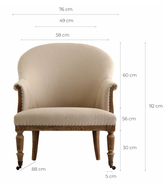 SILLÓN OTTO COLONIAL 