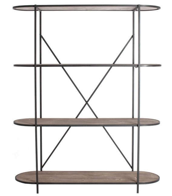 LIBRERÍA SIFOL MADERA Y METAL 