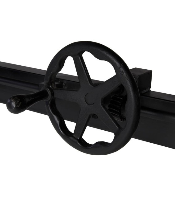 MESA DE COMEDOR PIPA MADERA Y METAL