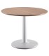 MESA DE COMEDOR TYPE 100 Ø BLANCA MADERA Y METAL 