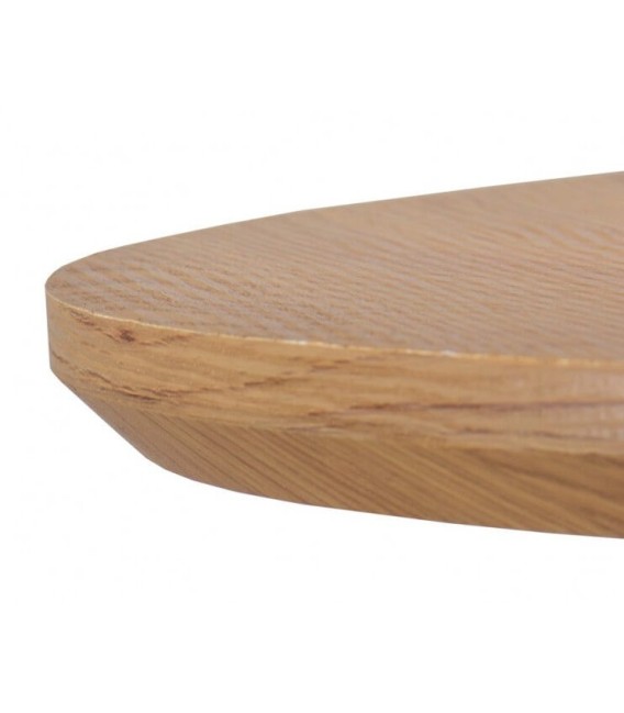 MESA DE COMEDOR TYPE 100 Ø BLANCA MADERA Y METAL 