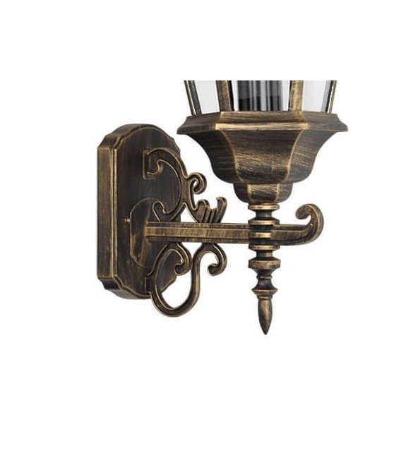 APLIQUE EXTERIOR PARIS ORO ALUMINIO MDMHOGAR