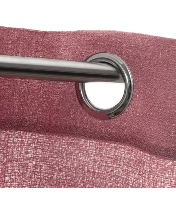 CORTINA CREPÉ ROJA MDMHOGAR