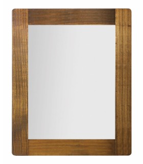 Espejo madera maciza de mindi de estilo colonial mdmhogar