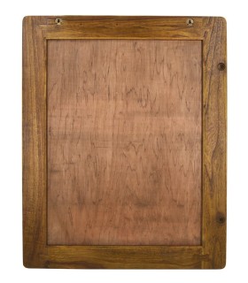 Espejo madera maciza de mindi de estilo colonial mdmhogar