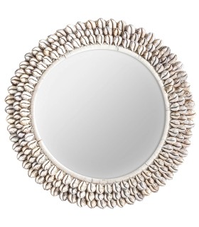 ESPEJO BIGARO 102 Ø CONCHAS MDMHOGAR