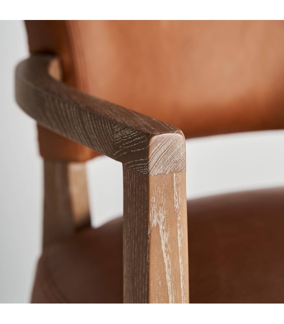 SILLÓN LATOYA MADERA Y TEXTIL MDMHOGAR