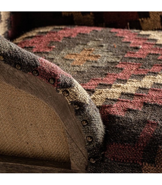 SILLÓN VENDREL MADERA Y TEXTIL 