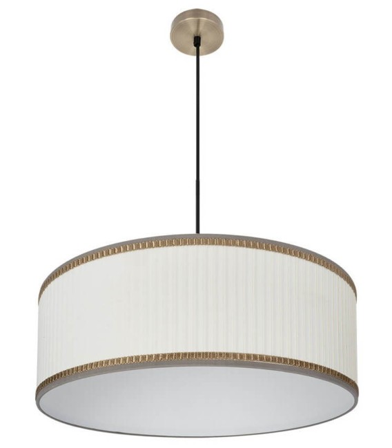 LÁMPARA DE TECHO COREA 60 Ø TEXTIL 