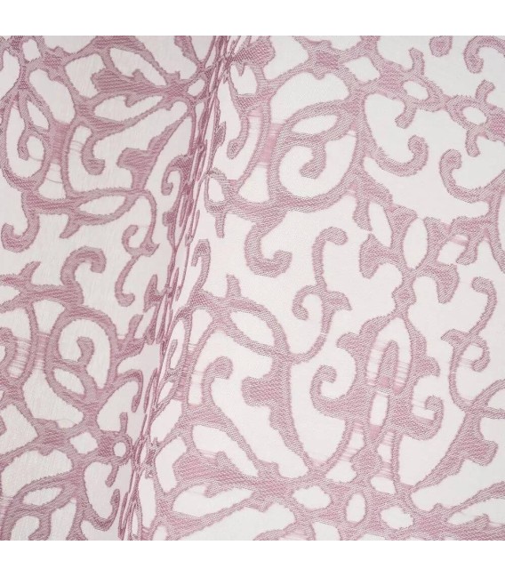 CORTINA VISILLO DAMASCO ROSA MDMHOGAR