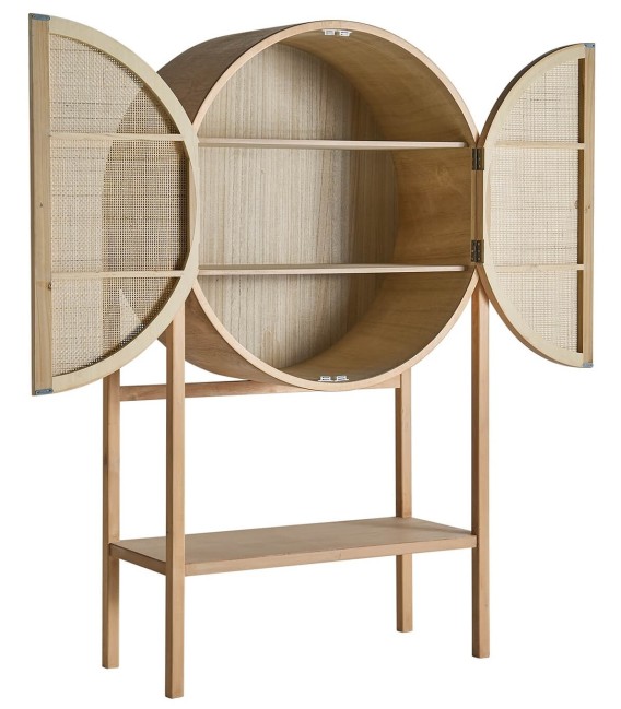 ARMARIO JUMPI MADERA Y RATÁN MDMHOGAR