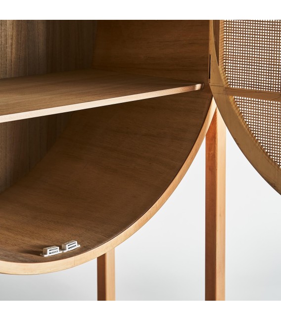 ARMARIO JUMPI MADERA Y RATÁN MDMHOGAR