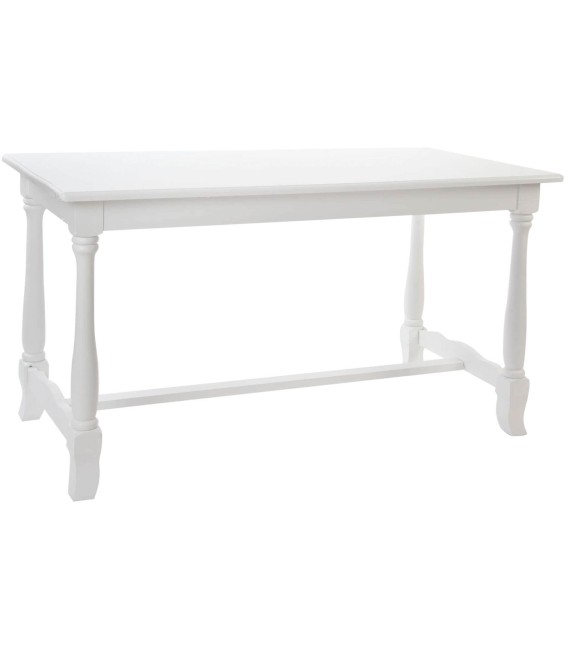 MESA DE COMEDOR TAHONA MADERA BLANCA