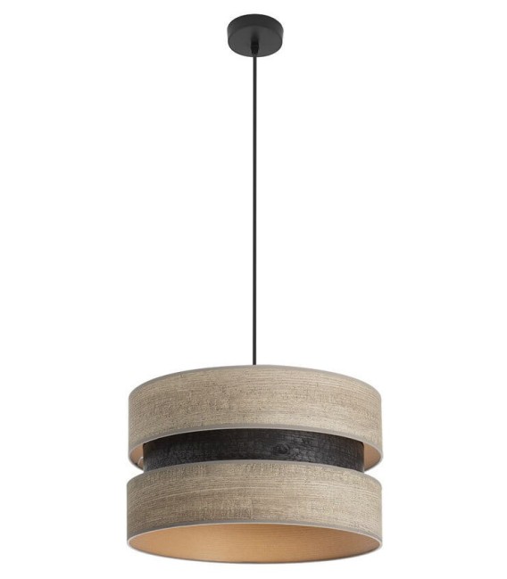 LÁMPARA DE TECHO ALICE 50 Ø METAL Y TEXTIL MDMHOGAR