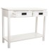 CONSOLA 100 X 40 PAROS MADERA BLANCA