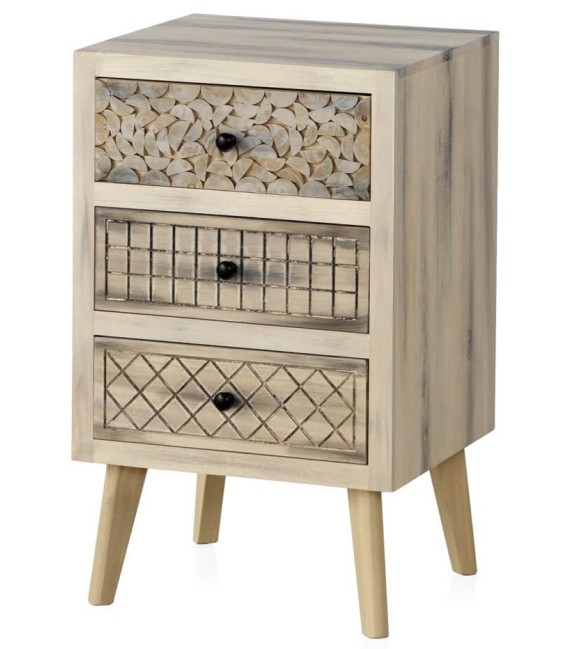 MESITA DE NOCHE MUNDO MADERA 