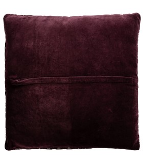 COJÍN LABELO BORDADO 51 X 51 TERCOPELO MDMHOGAR