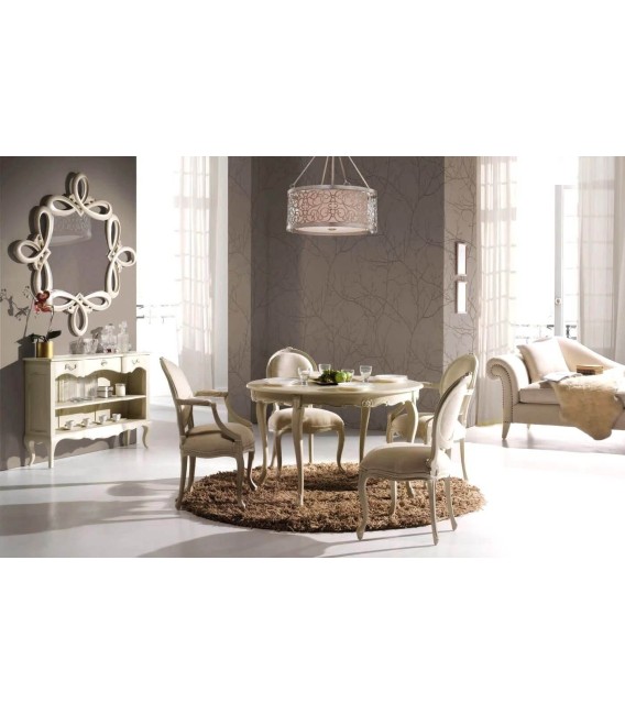 MESA DE COMEDOR PROVENCE 120 Ø MADERA 