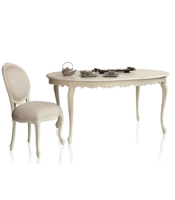 MESA DE COMEDOR PROVENCE 120 Ø MADERA 