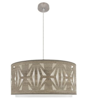 LÁMPARA DE TECHO NARNIA 60 Ø METAL Y TEXTIL 