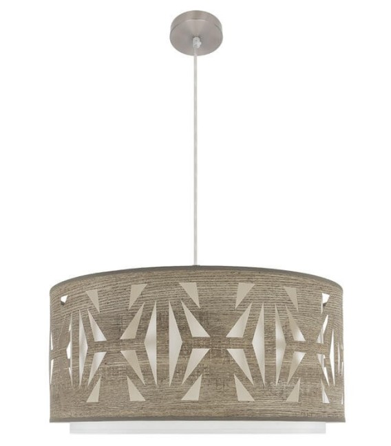 LÁMPARA DE TECHO NARNIA 60 Ø METAL Y TEXTIL 